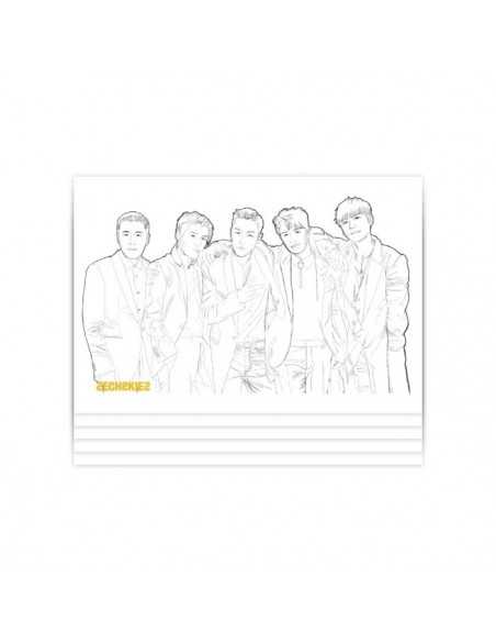 SECHSKIES COLORING POSTCARD SET