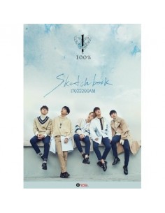 100PERCENT 4th Mini Album - SKETCHBOOK CD + Poster