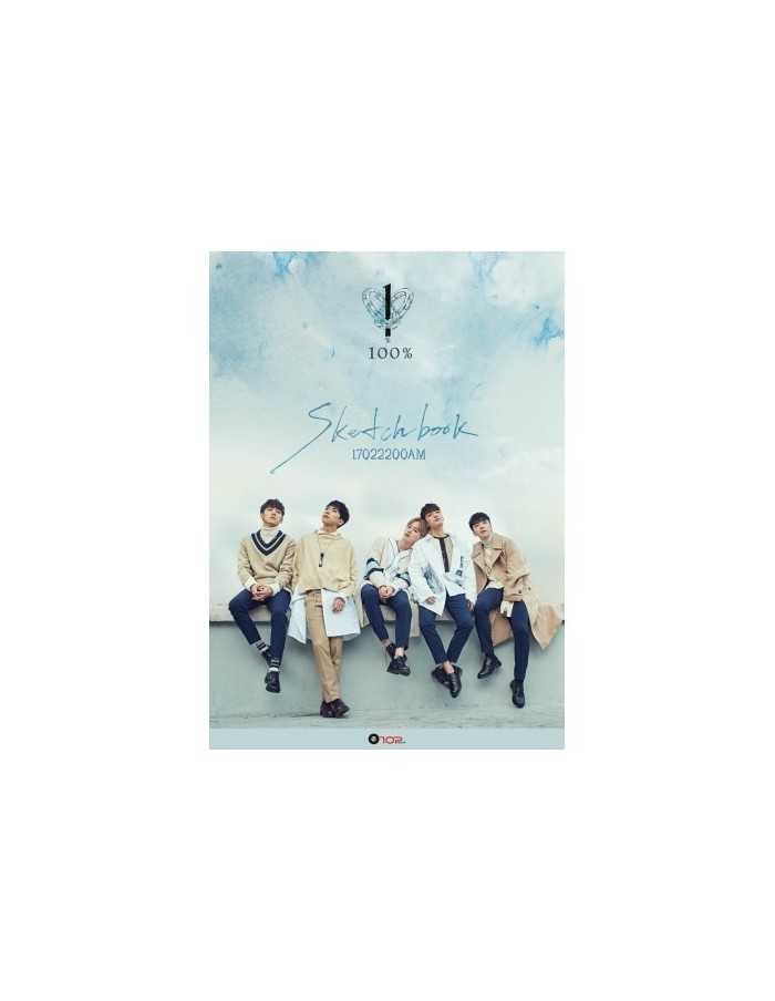100PERCENT 4th Mini Album - SKETCHBOOK CD + Poster