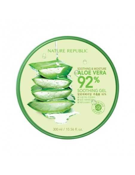 [Nature Republic] Soothing and Moisture Aloe Vera 92% Soothing Gel 300ml