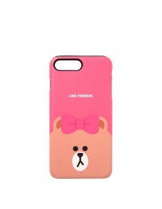 [LINE FRIENDS Goods] Hot Pink Choco iPhone7+ Guardup Matt Case