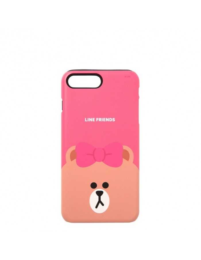 [LINE FRIENDS Goods] Hot Pink Choco iPhone7+ Guardup Matt Case