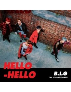 B.I.G 6th Single Album - HELLO HELLO CD + Poster