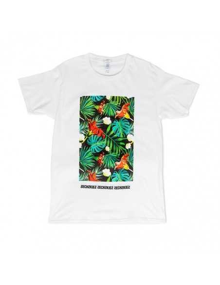 SECHSKIES TROPICAL T-SHIRTS_WHITE