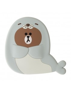 [LINE FRIENDS Goods] Happy Brown Hand Mirror