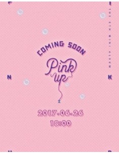 Apink 6th Mini Album - Pink UP (A Ver) CD + Poster