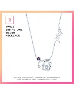 [HAESOOL] TWICEジヒョ着用☆925 Silver☆NE016 Necklace TWICE Birthstone Silver Necklace [Limited Edition]