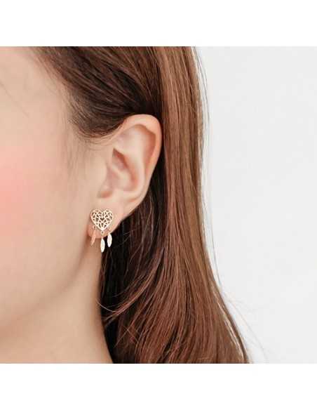 [AS326] Heart Dreamcatcher earring