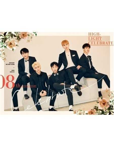 HIGHLIGHT 2nd Mini Album - CELEBRATE (A VER.) CD + Poster