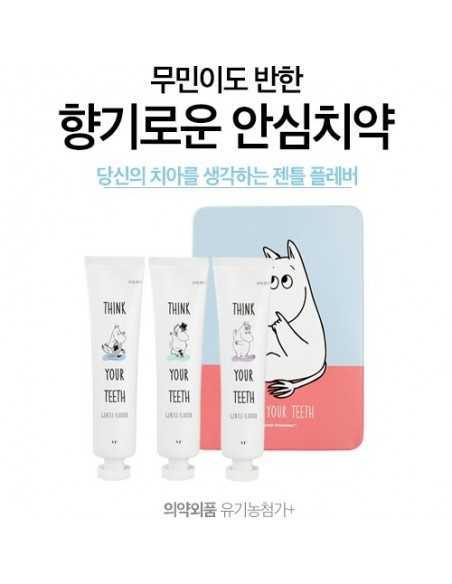 [VT] Moomin Edition : Think your teeth gentle flavor 3 Tin case