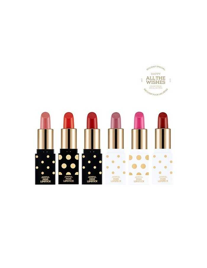 [Thefaceshop] Holiday Eddition :Joyful Mini Lipstick Kit 1.3g*3
