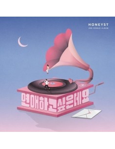 HONEYST 2nd Single Album - 연애하고싶은데요 CD + Poster