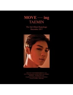 SHINEE TAEMIN 2nd Album Repackage - MOVE -ing CD + Poster