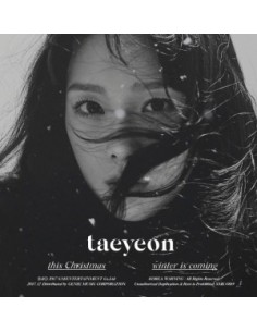 TAEYEON Winter Album - WINTER IS COMING CD +  Poster