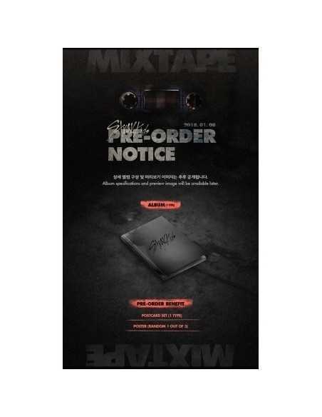 STRAY KIDS Debut Album - Mixtape CD + Poster