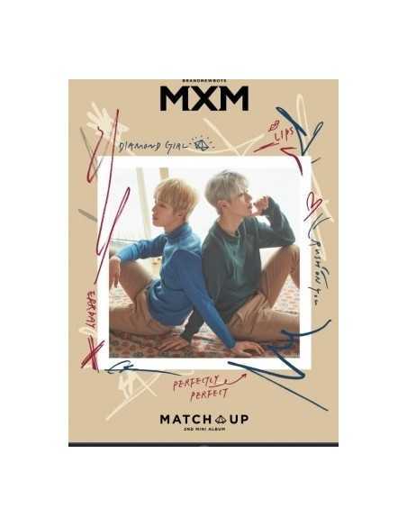 MXM (BRANDNEW BOYS) 2nd Mini Album - MATCH UP (X Ver.) + Poster
