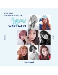 WEKI MEKI 2nd Mini Album - Lucky [Lucky Ver] CD + Poster