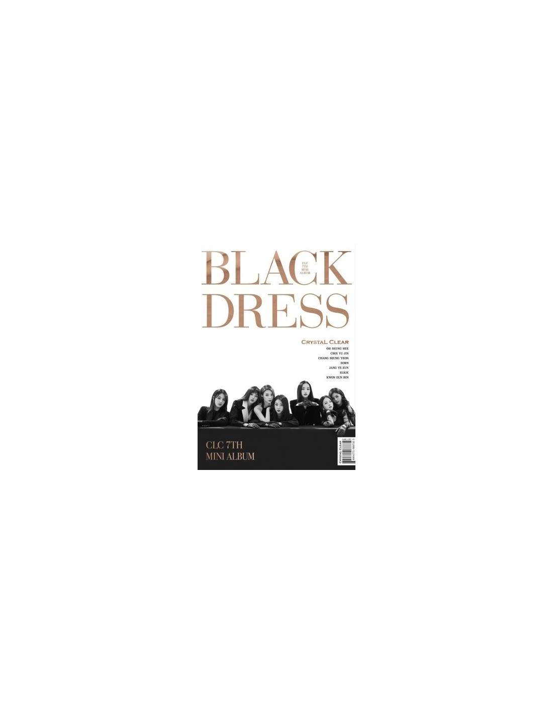 CLC Official POSTCARD #5 BLACK DRESS 7th Mini Album Post Card PHOTOCARD