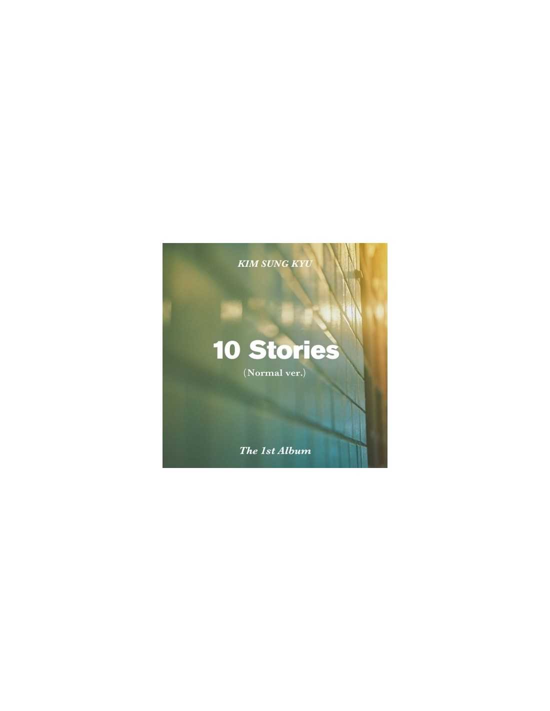 Kim Sung Kyu 1st Album 10 Stories Nomal Ver Cd Poster