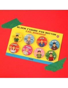 EXO - Block Figure Pin Button Set