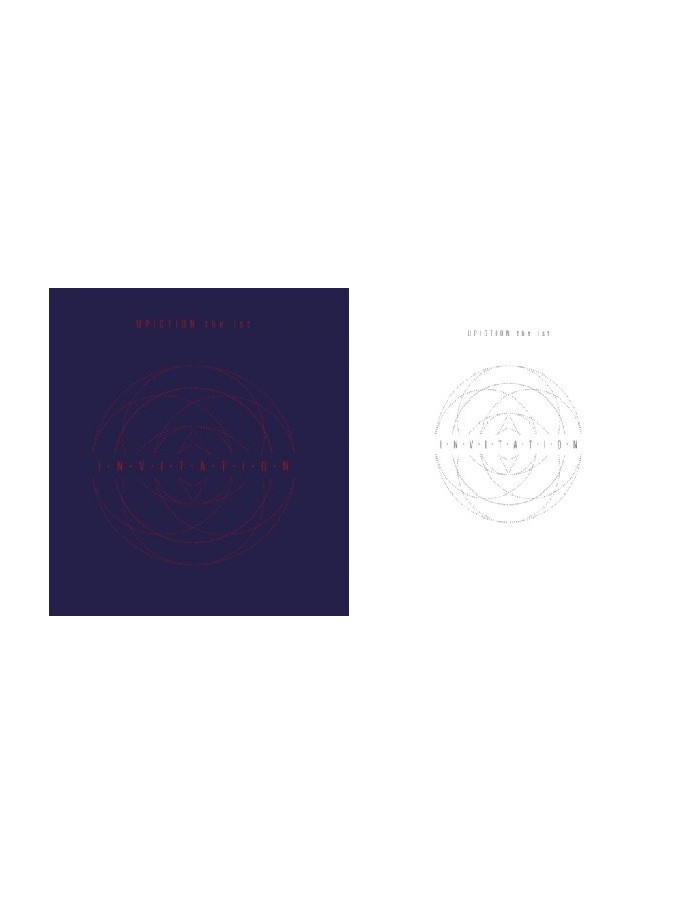 [SET] UP10TION 1st ALBUM - Invitation ( Silver, Red Ver ) CD + Poster