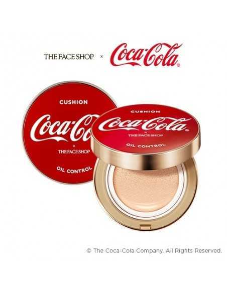 [Thefaceshop] Coca Cola Oil Control Water Cushion 15g