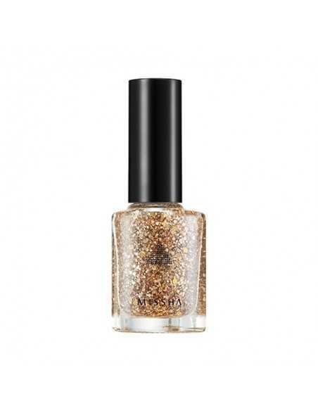 [MISSHA] Self Nail Salon Glitter Look [G027 Gold Soleil]