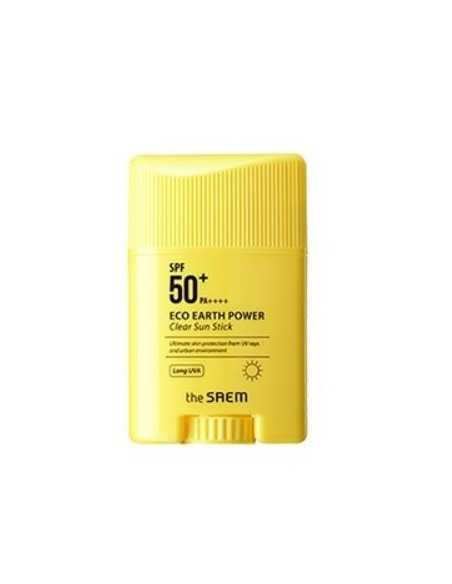 [the SAEM] Eco Earth Power Clear Sun Stick SPF50+ PA++++ 16g