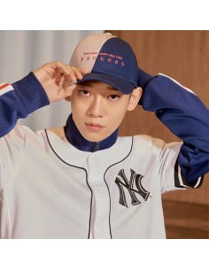 EXO X MLB New Crew - Half and Half Curve Control Cap Navy