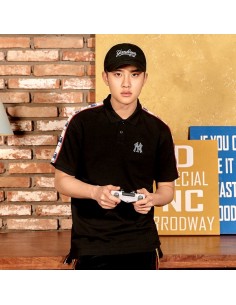 EXO X MLB New Crew - Basic Cover Fit Slider Curve Control Cap Black
