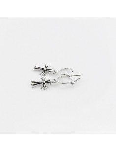 [WA21] Heart Cross Ring Earring/ Eaf cuff