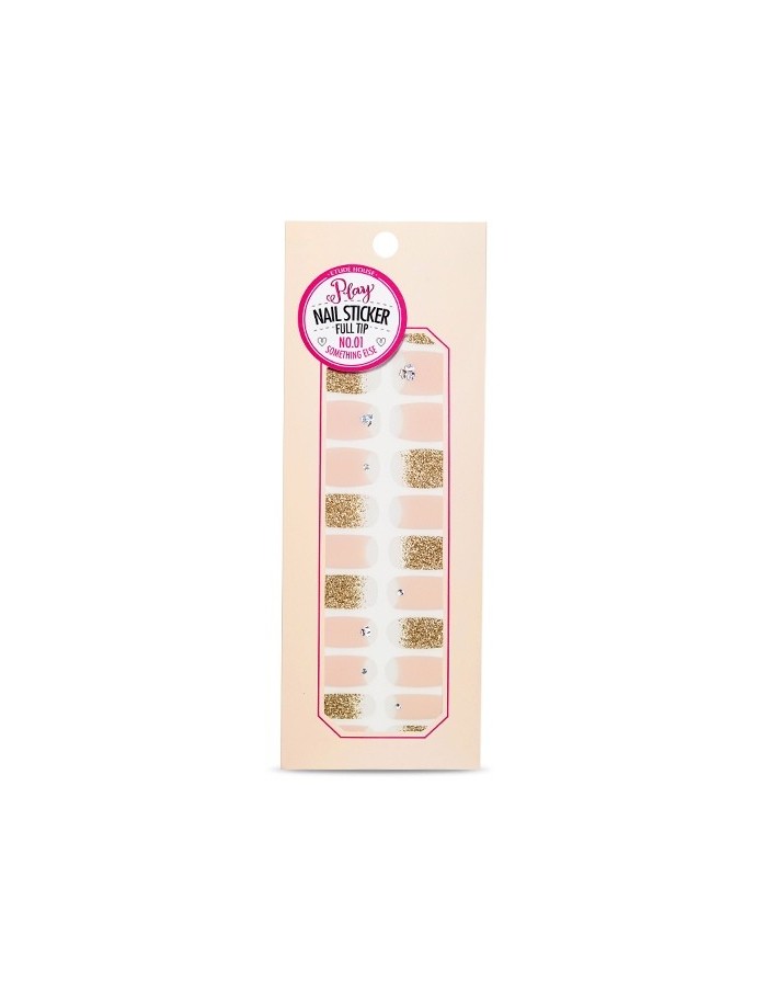 [ETUDE HOUSE] Play Nail Sticker Full Tip (6Kinds)