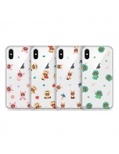 [LINE FRIENDS Goods] Jungle Brown Clear Jelly Phone Case