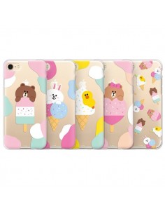 [LINE FRIENDS Goods] Guard Up Beat Brown Doodle Phone Case