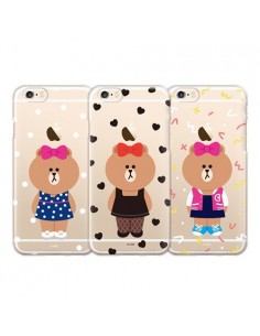 [LINE FRIENDS Goods] Clear Jelly Ice Cream Phone Case