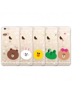 [LINE FRIENDS Goods] Clear Jelly Ice Cream Phone Case
