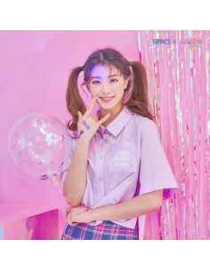 [S330] Moon Crystal Power Crop Short Sleeve T-shirt