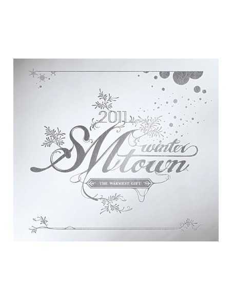 2011 SM Town Winter - The Warmest Gift CD + Poster Silver Cover