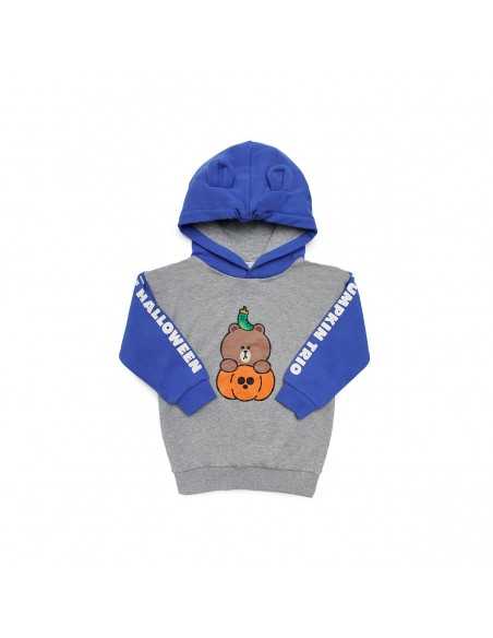 LINE FRIENDS Official Goods Halloween Pumpkin Kids Hoodie T Shirt