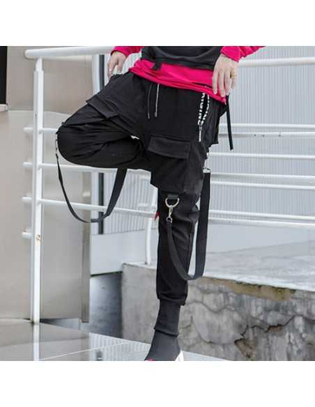 [LP27] Origin Strap Baggy Training Pants