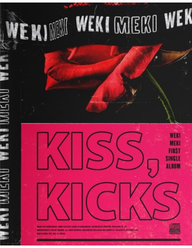 Weki Meki 1st Single Album - KISS, KICKS (KISS Ver) CD