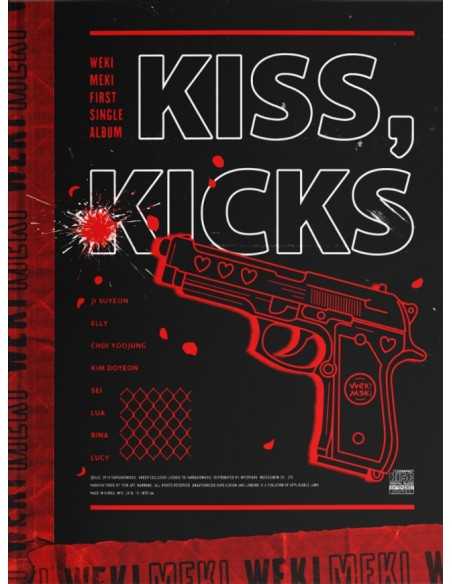 Weki Meki 1st Single Album - KISS, KICKS (KICKS Ver) CD