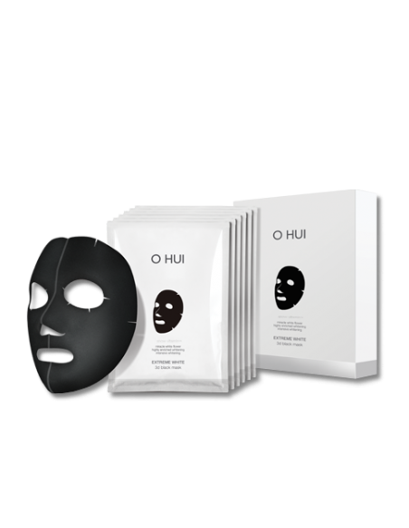 [O HUI] Extreme White 3D Black Mask 27g*6EA