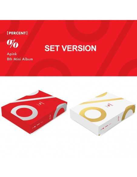 [SET] APINK 8th Mini Album - PERCENT (SET Ver.) 2CD