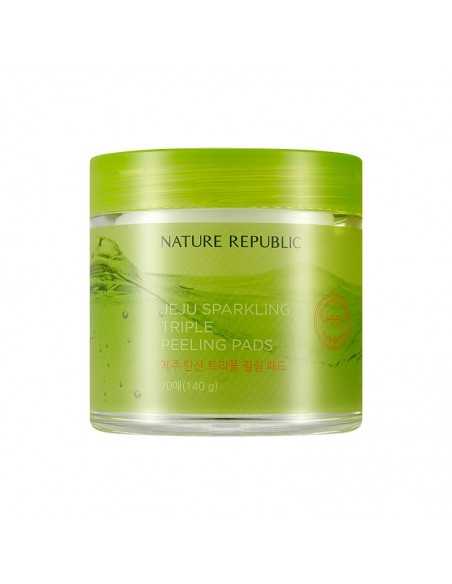 [ Nature Republic ] Jeju Sparkling Triple Peeling Pads