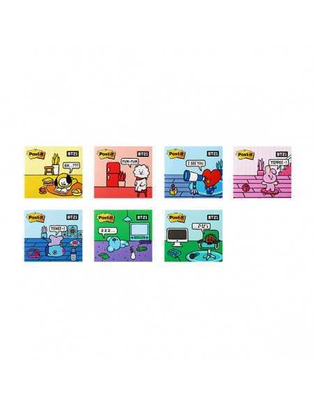 [BT21] BTS 3M Collaboration - Post it Cover Note