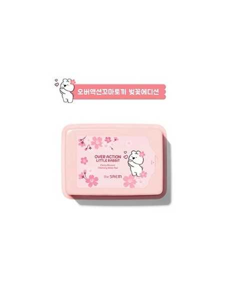 [the SAEM] Over Action Little Rabbit Edition - Healing Tea Garden Cherry Blossom Cleansing Water Pad 25EA