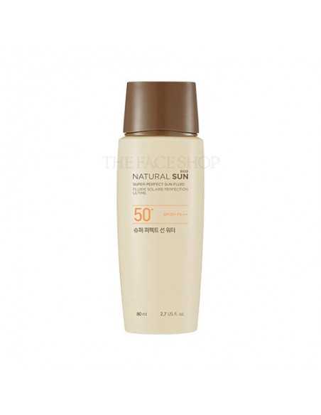 [Thefaceshop] Natural Sun Eco Super Perfect Sun Fluid 80ml SPF50+ PA+++