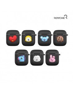[BT21] BTS Royche Collaboration - AIRPOD Case Black