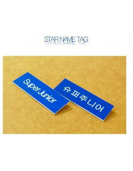 STAR Name Tag Badge of Super Junior